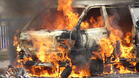 Автомобил се самозапали, изгоряха мъж и жена