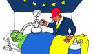 Украинският път към Европа в карикатури