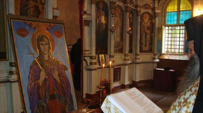 Манастирът край Каран Върбовка получи частица от света Марина