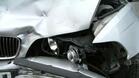 Лек автомобил "БМВ" се блъсна в товарен автомобил "Рено"