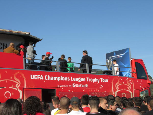 Купата на  UEFA Champions League е в Търново