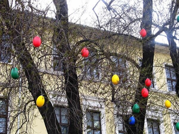 Великденската украса на Велико Търново