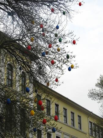 Великденската украса на Велико Търново
