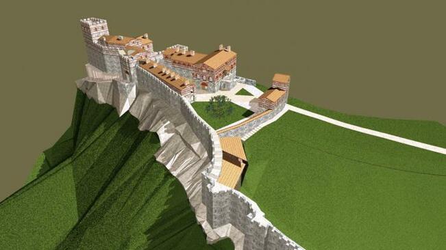 Изграждат Царския дворец на Трапезица