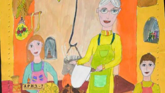 10-годишна художничка с медал от конкурса "Рецептите на баба"