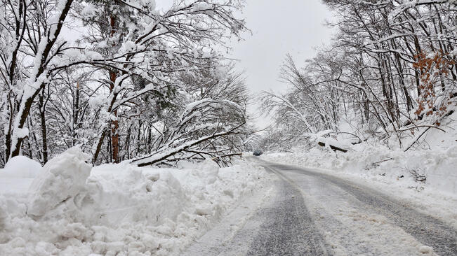 Най-много сняг е натрупал в Кнежа и Ловеч