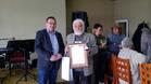 Уредникът на Художествената галерия в Свищов Иван Бонев бе удостоен с почетен знак за цялостен принос