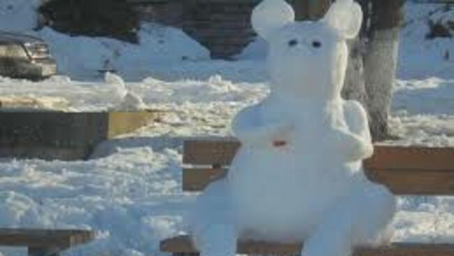 Снежни фигури ще красят Смядово до края на зимата