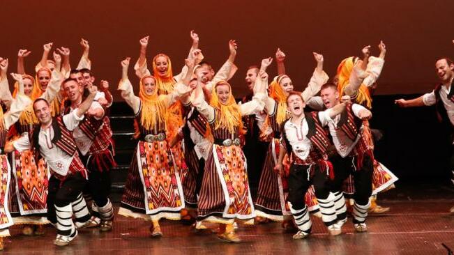 Музикалната и танцова програма по време на ХV Международен панаир на традиционните занаяти
