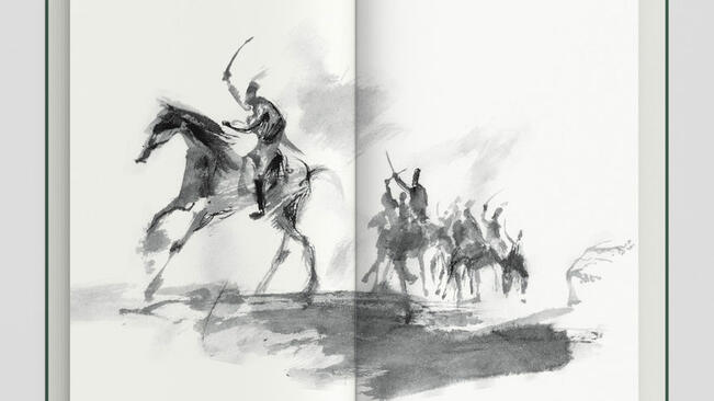 "Война и мир" излезе днес с експресивните илюстрации на Теодор Ушев
