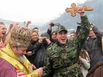 Йордан хвана кръста на Богоявление