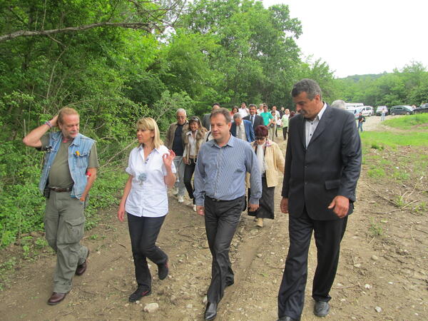 Нона Караджова откри новата защитена местност край Търново