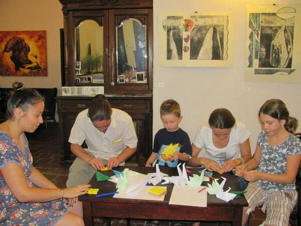 Емилия и Богдан от Румъния: "Оригами е забавление"