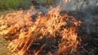Стотици кг царевица и ечемик изгоряха в Стамболово