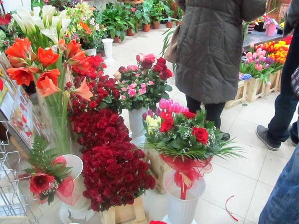 Сърца от цветя за 14 февруари