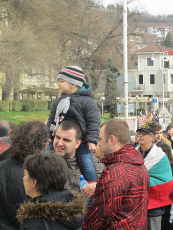 Националният протест в Търново