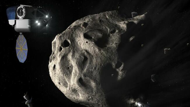 Огромен астероид прелетя над Земята